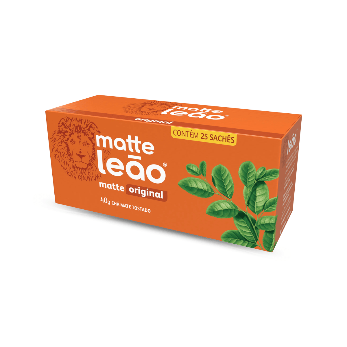 Chá Matte Natural 25x1,6g Leão